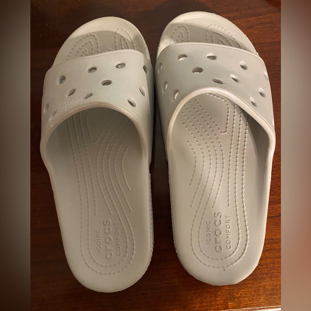 CROCS Light Gray Sandals